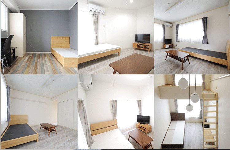 大阪で家賃5万円～の家具家電付き賃貸物件を紹介するアイキャッチ画像